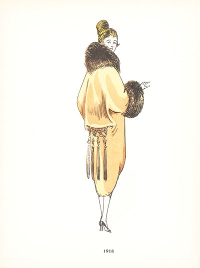 Ladies fashion, 1918 by French School