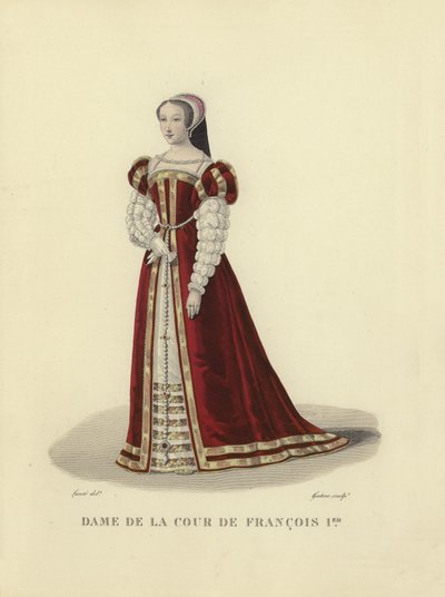 Lady of the court of King Francis I of France by French School