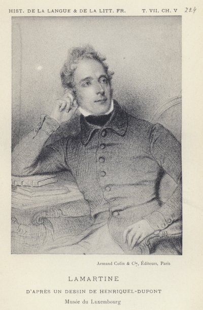 Lamartine by French School
