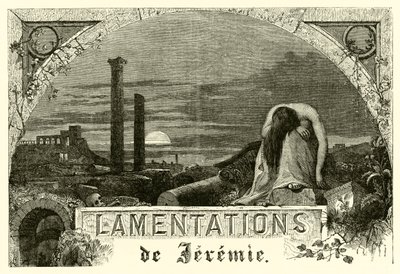 Lamentations of Jeremiah by French School