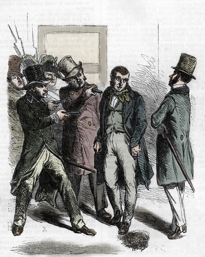The arrest of Vautrin (Jacques Collin) in 