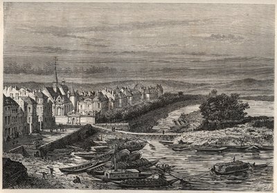 The Arsenal in Paris under Henri IV in the 17th century - engraving from 