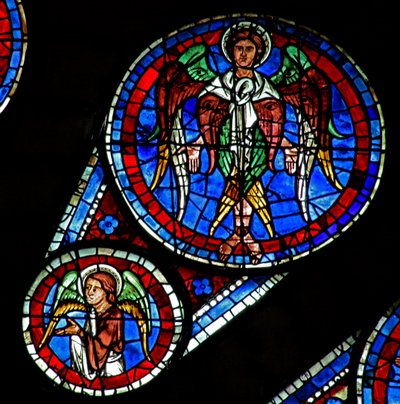 Last Judgement: A Seraphim and an Angel by French School