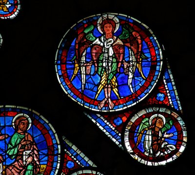 Last Judgement: A Seraphim and an Angel by French School