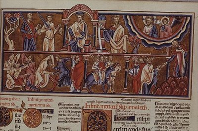 Scene of a Massacre, from the Hebraica Romana Gallica by French School