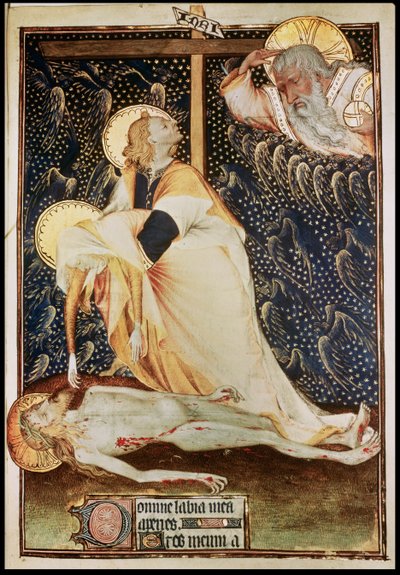 The Deposition of Christ, made for Yolanda, widow of Louis II of Anjou, known in her lifetime as the Queen of Sicily, from the Grandes Heures de Rohan by French School