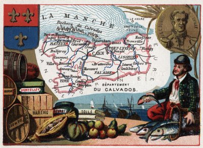 Le Calvados (14) Basse Normandy (Lower Normandy), France. Portrait of Jules Sebastien Cesar Dumont d
