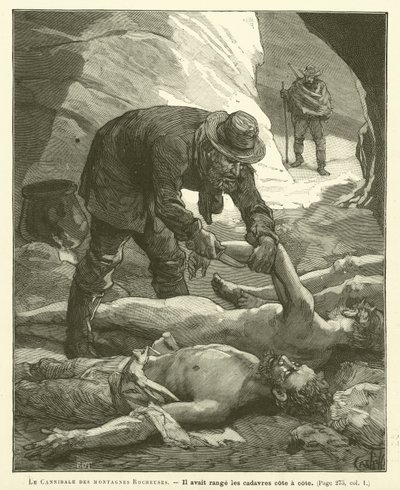 The Cannibal of the Rocky Mountains by French School