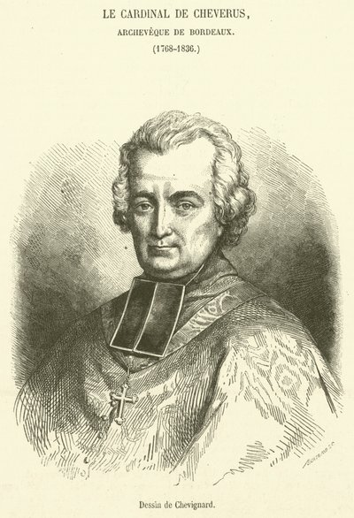 Cardinal de Cheverus, Archbishop of Bordeaux by French School