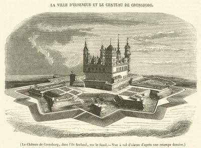The Castle of Kronborg, on the Island of Zealand, Bird
