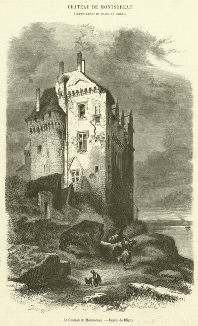 The Chateau de Montsoreau by French School