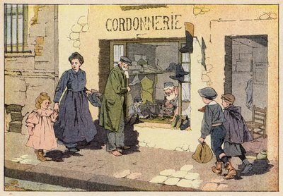 The Shoe Maker by French School