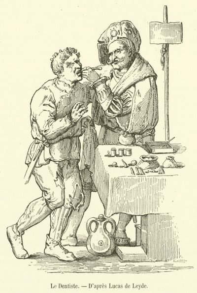 The Dentist by French School