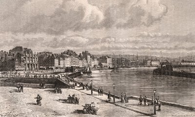 Le Havre - Normandie - engraving in 