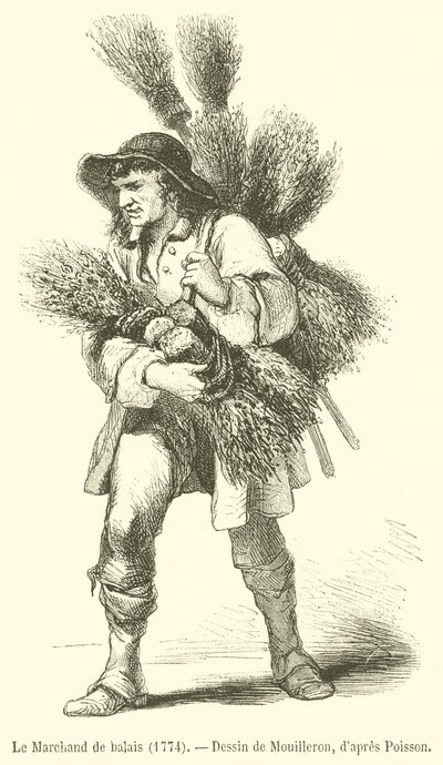 The Broom Merchant by French School