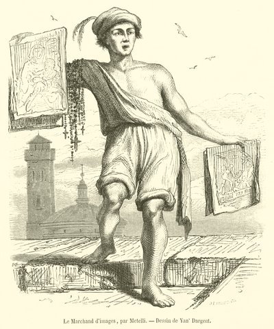 The image merchant by French School