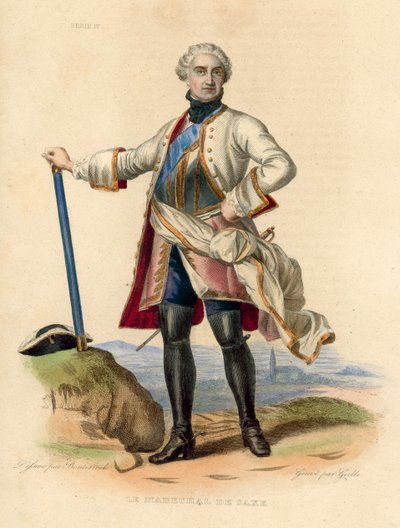 Marshal of Saxe by French School