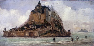 Le Mont Saint-Michel at Low Tide by French School