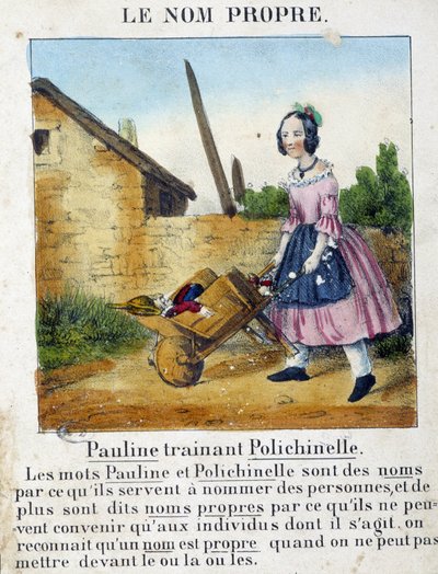The Proper Name (a Girl Carrying Her Toys) - in 