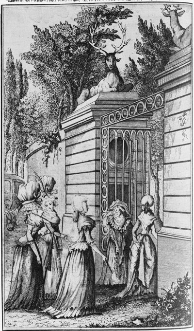 Le Parc aux Cerfs, the Gateway to the Royal Haven of Louis XV, Managed by Madame de Pompadour by French School