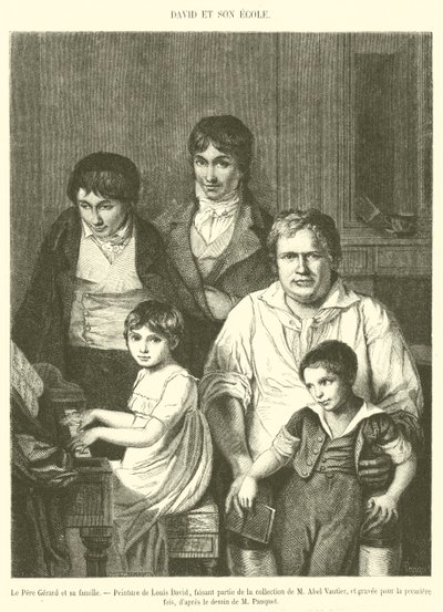 Father Gerard and His Family by French School