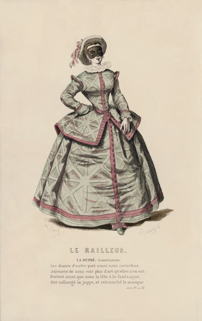 The Jester, La Dupre, Courtesan by French School