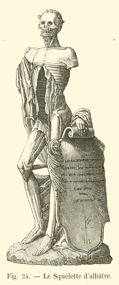 The Alabaster Skeleton by French School