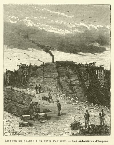 The Tour of France of a Little Parisian (engraving) by French School