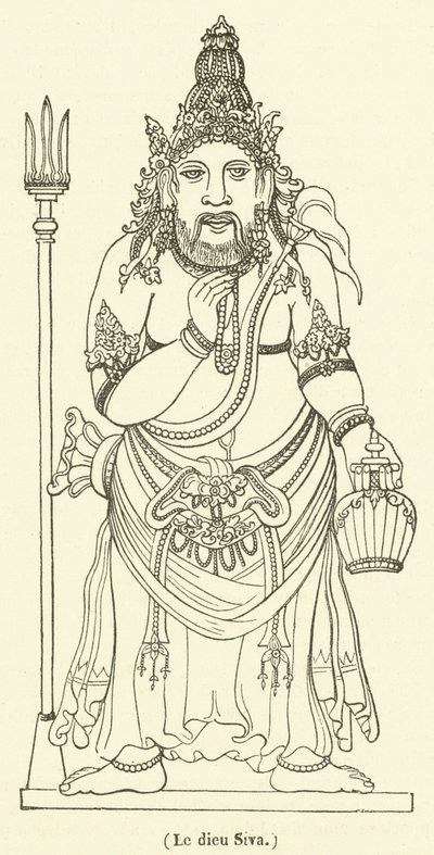 The God Shiva by French School