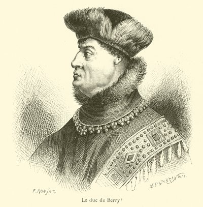 Duke of Berry (engraving) by French School