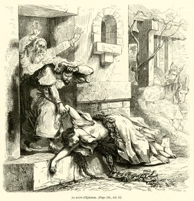 The Levite of Ephraim by French School