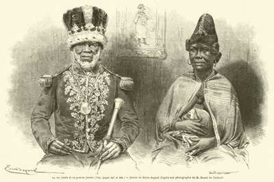 King Denis and His Great Wife by French School
