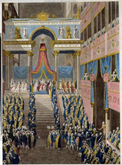 The Coronation of Napoleon on December 2, 1804 by French School