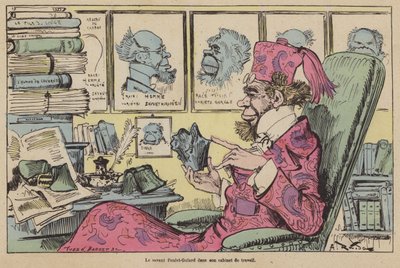 The Scholar Poulet-Galard in His Study by French School