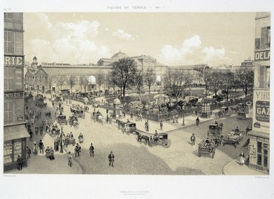 The square of the temple in 1881 - in 