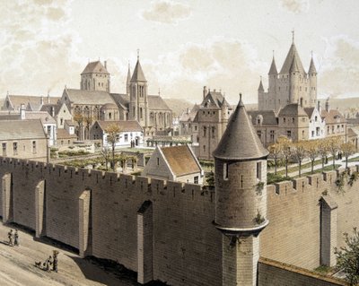 The temple of Paris and the rue Royale, 17th century - in 