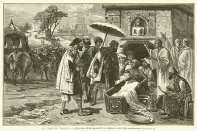 The Modern Abstainers (engraving) by French School