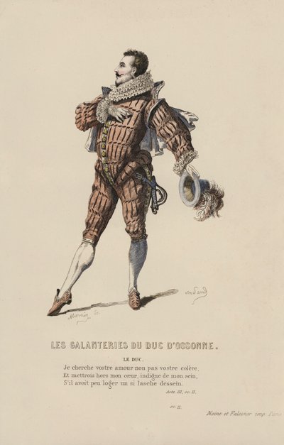 The Gallantries of the Duke of Ossonne, The Duke by French School