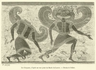 The Gorgons (engraving) by French School