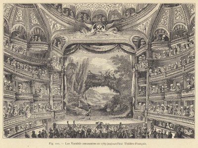 The Amusing Varieties in 1789, Today Theatre-Francais by French School