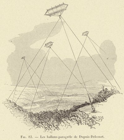 The Hail Balloons of Dupuis-Delcourt by French School