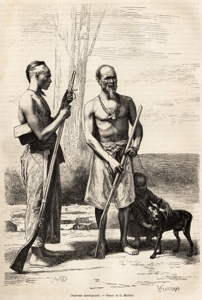 Mountain Hunters of Formosa by French School