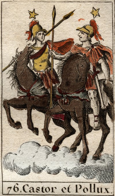 Castor and Pollux the Dioscuri. From 