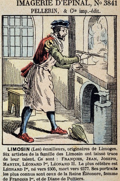 The enamellers of Limoges - imagery of Epinal, ed. Pellerin by French School