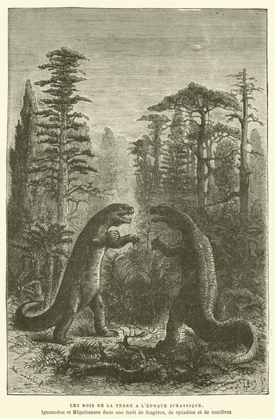 The Kings of the Earth in the Jurassic Period by French School