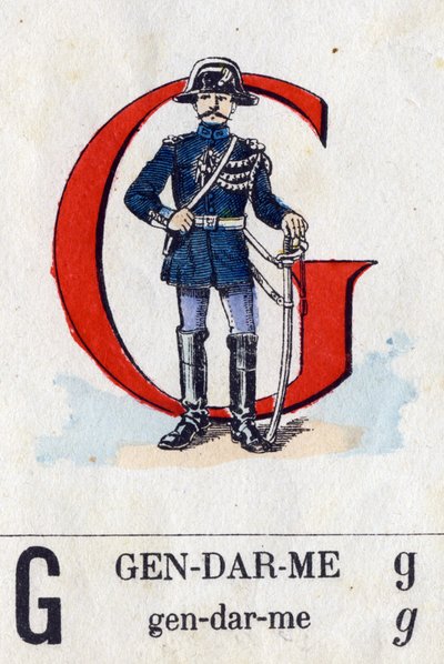 Letter G: Constable by French School