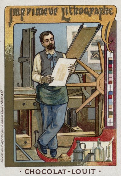 The Lithograph Printer by French School