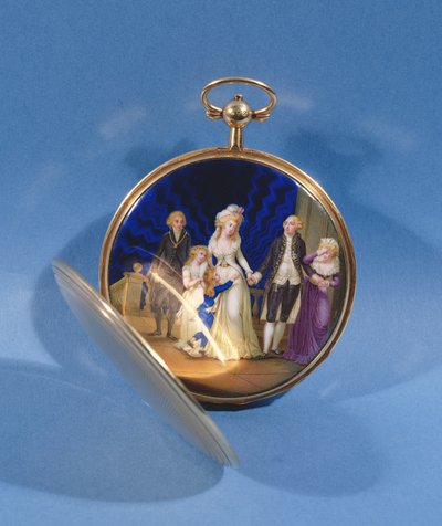 Locket with Enamel of Louis XVI, Marie Antoinette and Family by French School