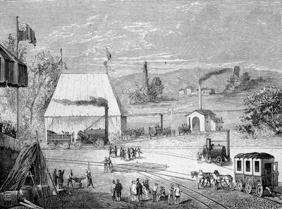 Locomotive Competition held in Liverpool, October 1829 - in 