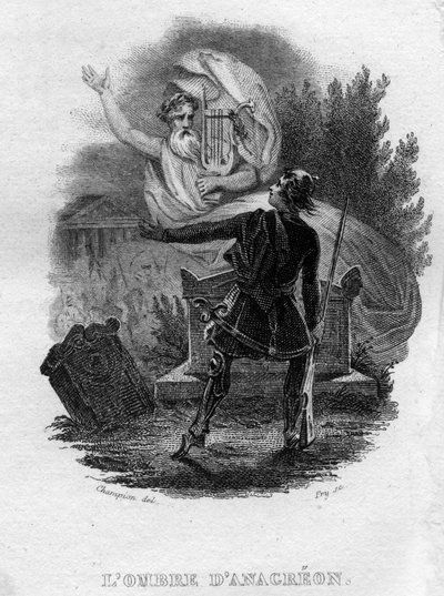 The Shadow of Anacreon, song by Beranger in 